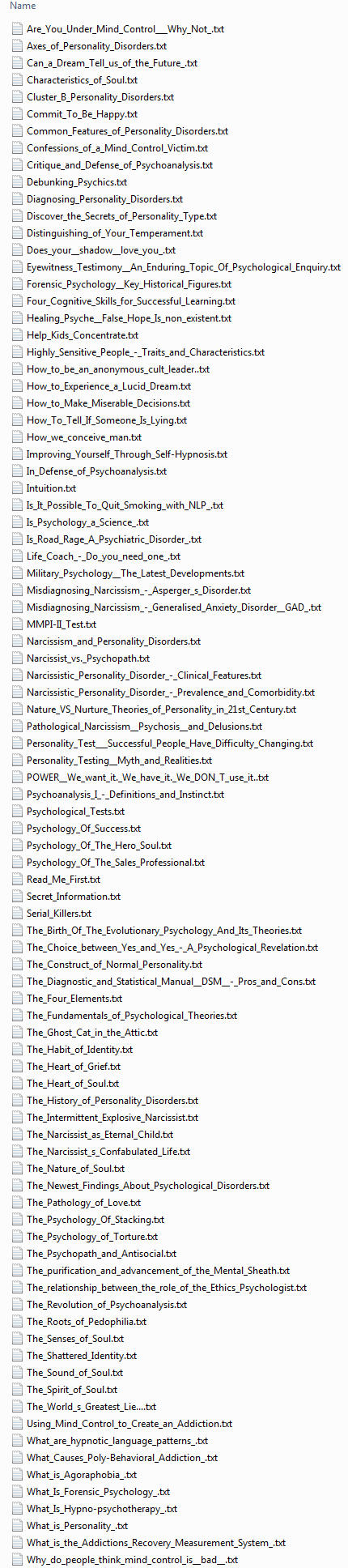 Psychology PLR Articles